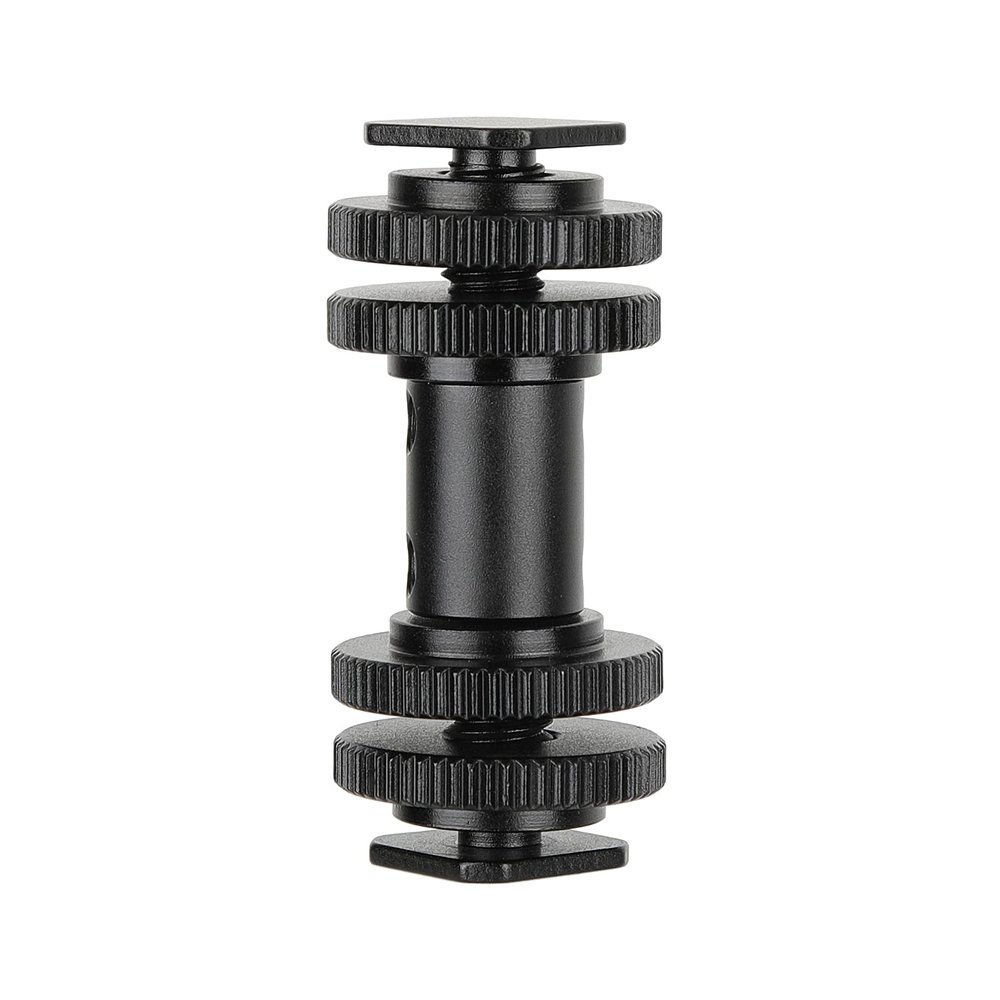 CAMVATE Double-end Cold Shoe Adapters with Lock Nuts for DSLR Camera Flash Light Accessories - 2942