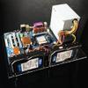 EDIY Computer Case Transparent Acrylic Single Board Test Bench PC DIY Modified Bracket MATX Computer Motherboard Plate Rack Suit for ATX Power Supply view 4