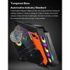 BBNB Gaming Case,Mid-Tower PC Gaming Case ATX/M-ATX - Front I/O USB 3.0 Port - Tempered Glass Side Panel - 5 Fan Position - Water Cooling Installation Ready, Pink view 4