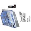 BBNB Gaming Case,Mid-Tower PC Gaming Case ATX/M-ATX - Front I/O USB 3.0 Port - Tempered Glass Side Panel - 5 Fan Position - Water Cooling Installation Ready White view 2