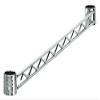 BetterBeds Wire Shelving Hang Rail - 18 in. - Stainless Steel view 1
