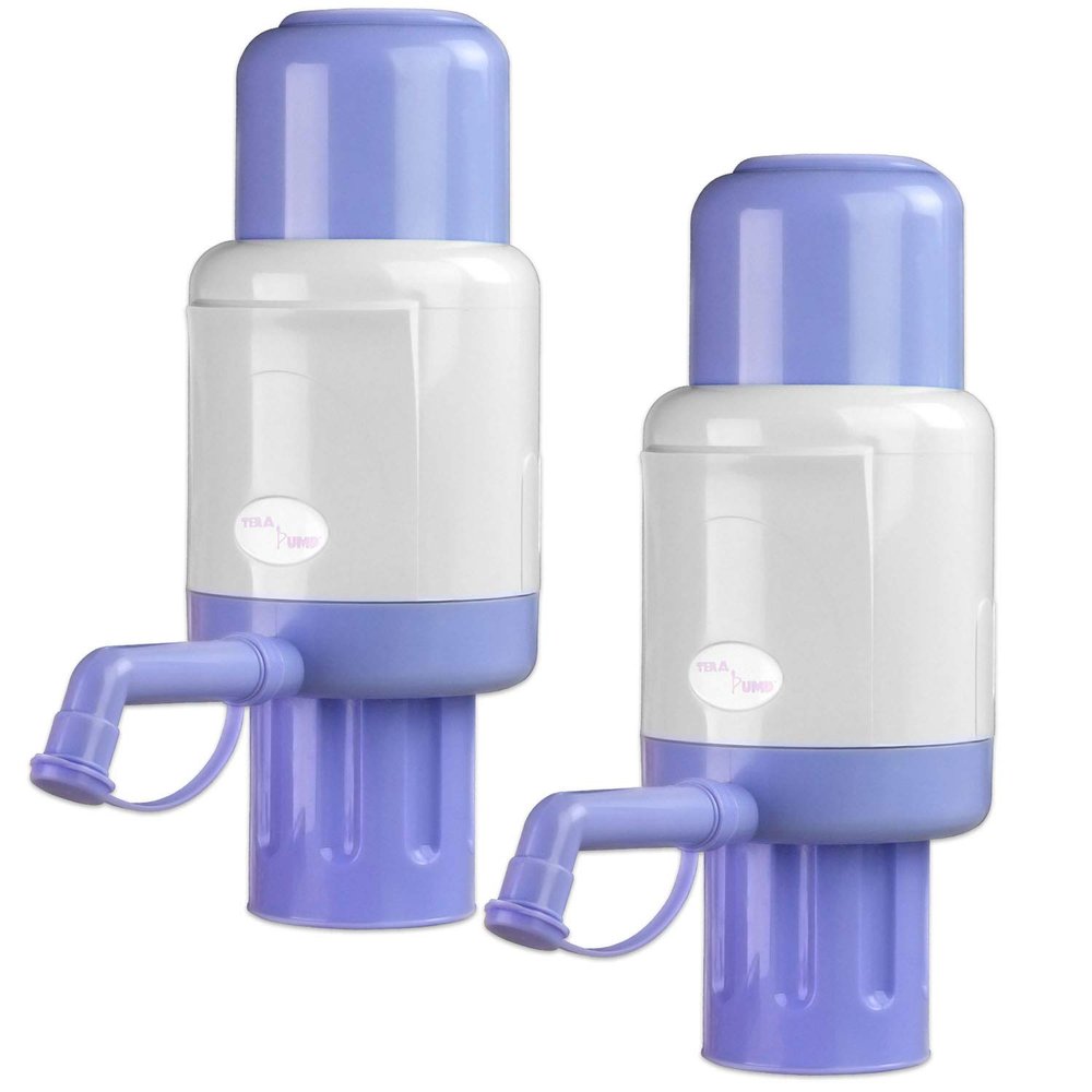 TERA PUMP Manual Water Pump for 5 Gallon Bottles, 2 Pack