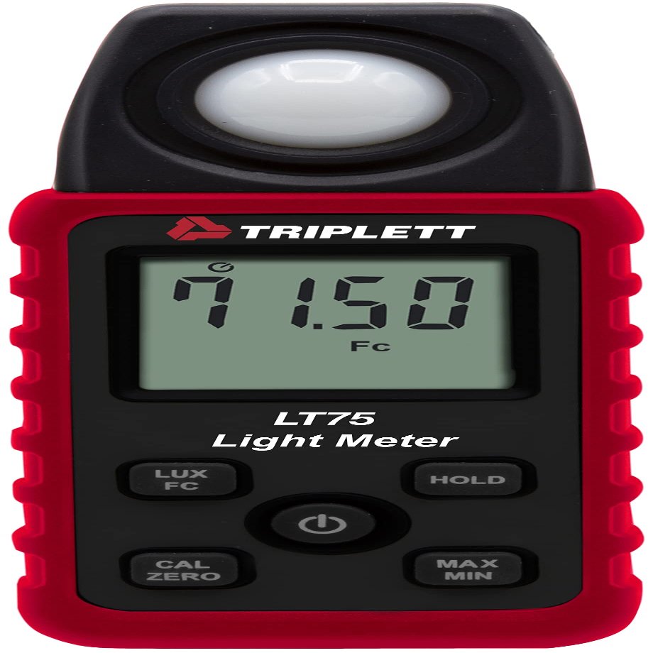Triplett LT75 Digital Light Meter up to 400,000 Lux / 40,000 Fc