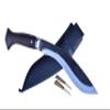 GK&CO. Kukri House Genuine Knife-12 Inch Sirupate Budune Blade Black (Rust Free) khukuri in Nepal view 1