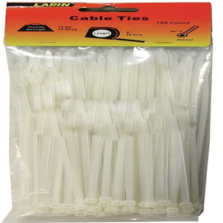 100 PC 8" Cable Ties