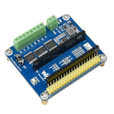 DC Motor Driver Module for Raspberry Pi Pico Driving up to 4X DC Motors Suitable for 2WD or 4WD Driving @XYGStudy (Pico-Motor-Driver)