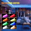 Andoer W200RGB LED Video Light, Rechargeable Photography Light Bar RGB Fill Light 2500K-9000K Dimmable CRI95 + LCD Screen Magnetic Back with Tripod for Vlog Live Streaming view 2