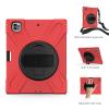 AdirMi Case for iPad Pro 4th Gen 2020/2018 12.9" Case, TPU Durable Shockproof Protective Handle Bumper Stand Cover with Soft Protective Back Shell Shock Absorption Convenient for Carrying,Red view 4