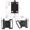 Speaker Wall Mount Speaker Wall Mount Surround Ceiling Wall Mount Speaker Mount Universal Bookshelf Audio Bracket Office Living Room Conference Room Speaker Mount view 2