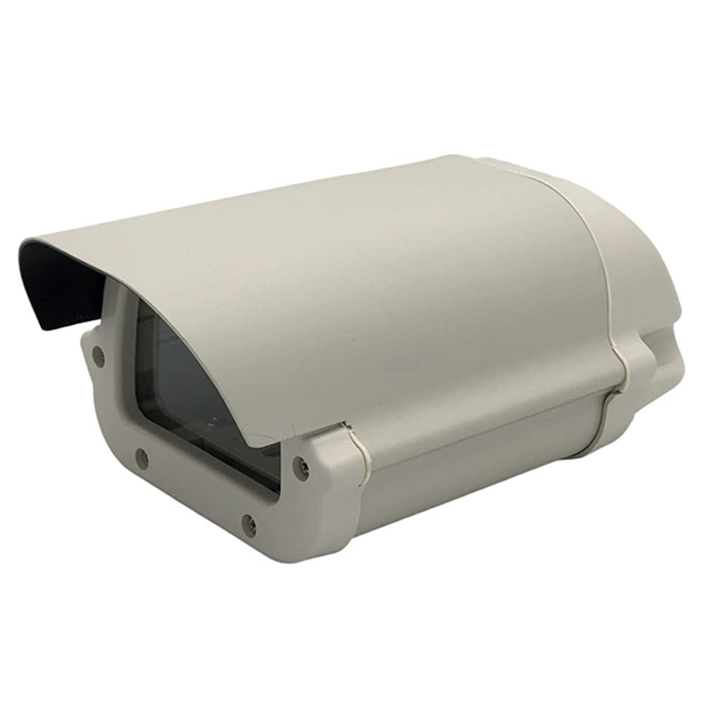 6 Inch Clear Glass Window Without Lens Cut Out CCTV Camera Housing Outdoor Casing Waterproof Enclosure Aluminium Cover