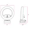 Arozzi - Occhio True Privacy Webcam with Adjustable LED Ringlight - Magnetic Privacy Cover, Dual Omni-Directional Noise Cancelling Microphones with Manual Circuit Breaker, and Full HD view 2