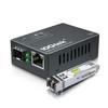 10Gtek [Mini Size] Gigabit Ethernet Media Converter, MultiMode Dual LC Fiber to Ethernet RJ45 Converter for 10/100/1000Base-Tx to 1000Base-SX(with a SFP MMF 850-nm Module), UL Certified, up to 550-m view 1