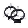 Astronomical Telescope Accessories B213-102mm 6-Point Guide Scope Rings with Raiser Blocks (Set) view 1