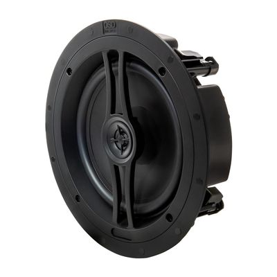 OSD Black 8" in-Ceiling Speakers, 1/2" Silk Soft Dome Tweeter, Pair BK-R81