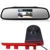 4.3 Inch Mirror + 12 mm Lens CMOS Cameras Brake Light Car Roof Rear Camera Replacement for T5 Multivan T6 Caravelle Tailgate Stop Light Raised Roof 3rd Transporter Business MPV view 1