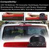 4.3 Inch Mirror + 12 mm Lens CMOS Cameras Brake Light Car Roof Rear Camera Replacement for T5 Multivan T6 Caravelle Tailgate Stop Light Raised Roof 3rd Transporter Business MPV view 2