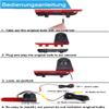 4.3 Inch Mirror + 12 mm Lens CMOS Cameras Brake Light Car Roof Rear Camera Replacement for T5 Multivan T6 Caravelle Tailgate Stop Light Raised Roof 3rd Transporter Business MPV view 4