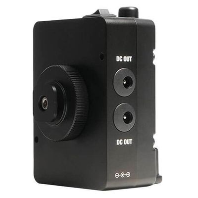 edelkrone Power Module (V-Mount) Compact Professional DC Power Hub for Cameras & Motion Systems | 4X DC Outputs + D-Tap | Lightweight 215 g, Durable Aluminum Build