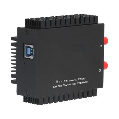 Software Radio Receiver SDR Module Transceivers Receiver RX888 MKII Aluminum Enclosure 1kHz-64MHz ATT VGA Adjustment -10dB to +33dB