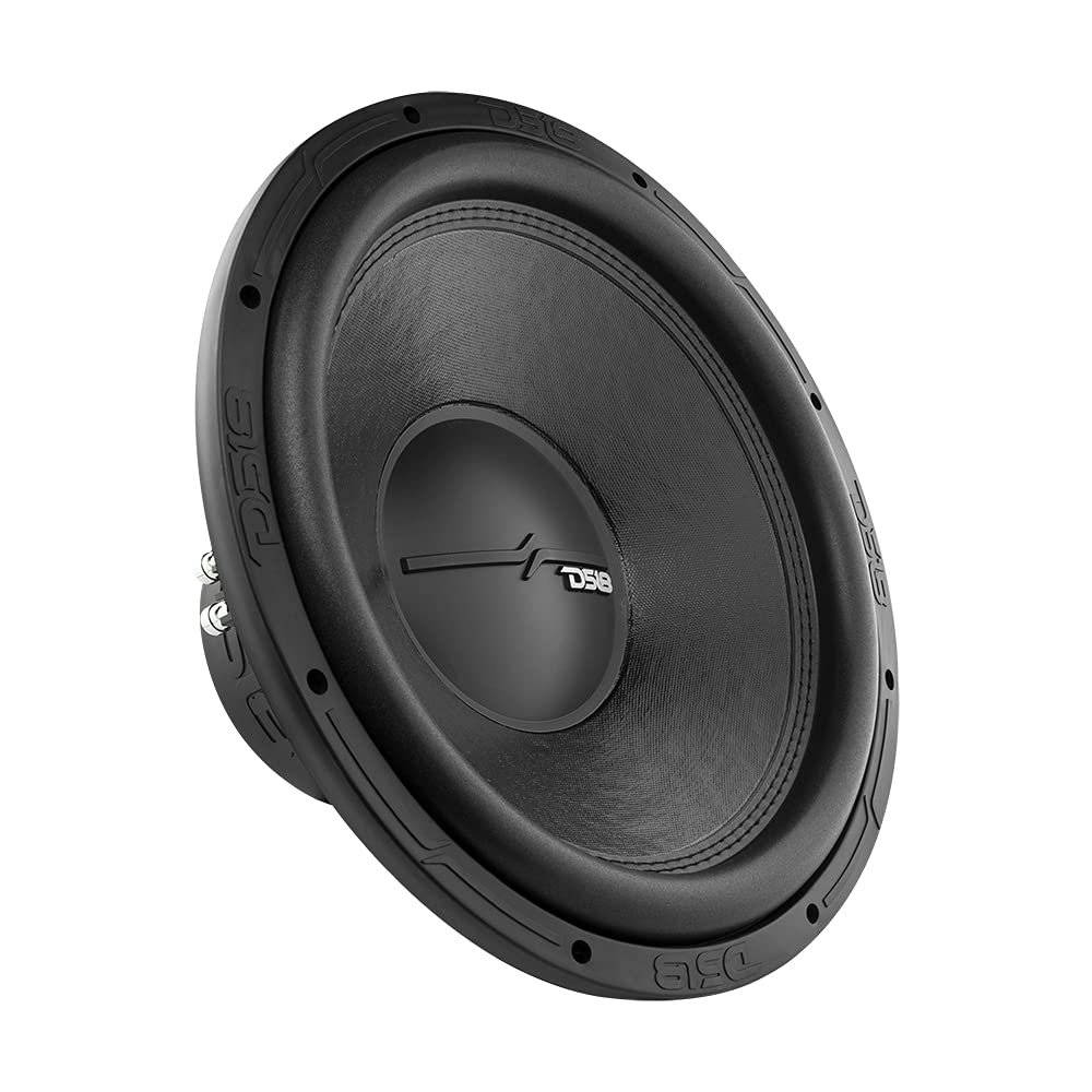 DS18 ZR15.2D Elite-Z 15" Car Subwoofer 1800W Watts Dual Voice Coil 2-Ohm DVC 2+2 Ohm (1 Speaker), Black