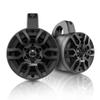 DS18 Hydro NXL-4TP/BK Black Marine Tower Speaker  4", 2-Way, 150W Max, 50W RMS, 100% UV Stable, IPX5 Marine, 4 Ohms - for All Elements, UTV, ATV & Jeeps (Pair) (Renewed) view 1