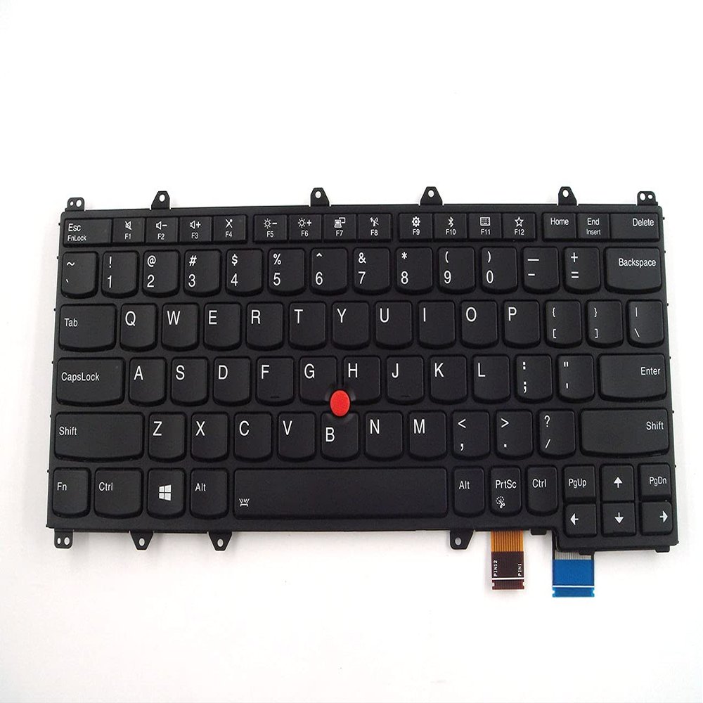 Bayjebu Parts for Lenovo ThinkPad Yoga 370 Keyboard US English Backlit Black 01EN386 01AV675