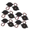 NEW LON0167 10Pcs DC 1-30V 12V 2-Wired 85dB Sound Passive Electronic Buzzer Alarm Black(10 Stcke DC 1-30 ? 12 V 2-Wired 85dB Sound Passive Elektronische Summer Alarm Schwarz view 1