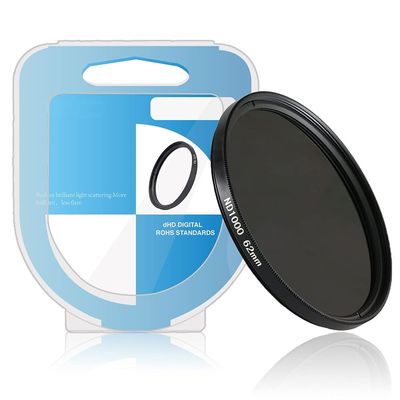 49 52 55 58 62 67 72 77mm ND 1000 Neutral Density Photography Filter for DSLR Camera with Box * (Caliber : 72mm)