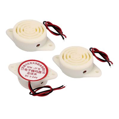 NEW LON0167 DC 3-24V SFM-27 Wired Electronic Tone Buzzer Alarm Continuous Sounder 95DB 3pcs(DC 3-24 ? SFM-27 Verdrahtete Elektronische Ton Summer Alarm Kontinuierliche Echolot 95DB 3 stcke