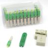 100pcs SC APC Fiber Optic Quick Connector with Fiber Cutting Tools Fiber Optic Fast Connectors Single Mode Mechanical Connectors for 2.0 x 3.0mm Butterfly Fiber Cable view 1