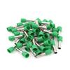NEW LON0167 50 Pcs 6mm2 Crimp Cord Wire End Terminal Insulated Bootlace Ferrule Connector Green(50 Stcke 6mm2 Crimp-Schnur-Drahtanschlussklemme Isolierte Schnrsenkel Ferrule Connector Grn view 1