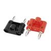 NEW LON0167 2pcs Speaker Audio Screw Type Dual Banana Binding Post Red Black(2pcs Lautsprecher Audio Schraubentyp Dual Banana Binding Post Rot Schwarz view 1