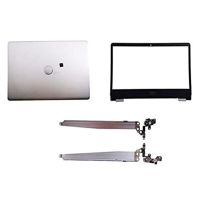 032TJM New LCD Back Cover & Bezel 0YCYPN & Hinge 081JF7 0CCTXP for Dell Inspiron 15 5593 Silver
