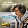 Edifier W820NB Plus Hybrid Active Noise Cancelling Headphones - LDAC Codec - Hi-Res Audio Wireless & Wired - Fast Charge - 49H Playtime - Over Ear Bluetooth V5.2 Headphones- Black view 2