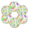 PartyKindom 6 Pcs Pineapple Paper Honeycomb Ball Pool Party Galvanized Steel Wire White Paper view 1