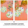 PartyKindom 6 Pcs Pineapple Paper Honeycomb Ball Pool Party Galvanized Steel Wire White Paper view 3