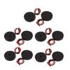 NEW LON0167 10Pcs DC 30V 80dB Sound Passive Electronic Buzzer Alarm 14mm x 4mm Black(10 Stcke DC 30 ? 80dB Sound Passive Elektronische Summer Alarm 14mm x 4mm Schwarz view 1
