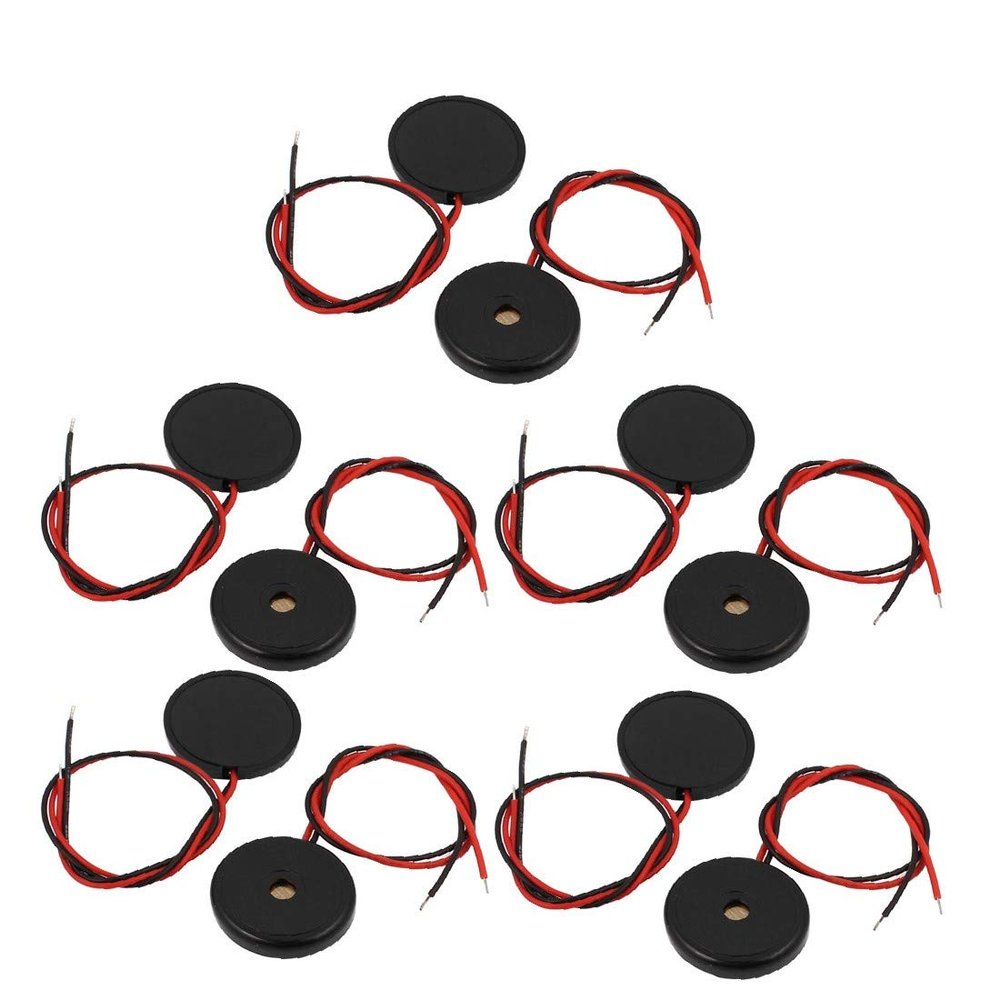 NEW LON0167 10Pcs DC 1-30V 80dB Sound Passive Electronic Buzzer Alarm 23mm x 4mm Black(10 Stcke DC 1-30 ? 80dB Sound Passive Elektronische Summer Alarm 23mm x 4mm Schwarz