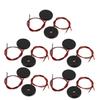 NEW LON0167 10Pcs DC 1-30V 80dB Sound Passive Electronic Buzzer Alarm 23mm x 4mm Black(10 Stcke DC 1-30 ? 80dB Sound Passive Elektronische Summer Alarm 23mm x 4mm Schwarz view 1