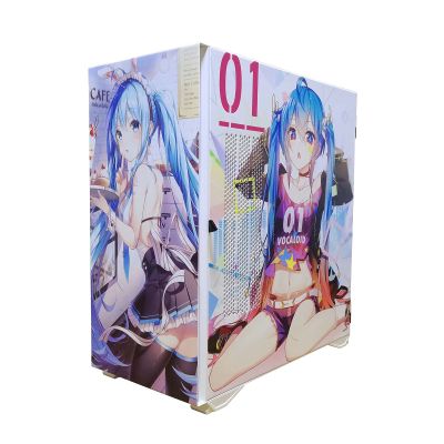 BBNB Gaming Case,Mid-Tower PC Gaming Case E-ATX/ATX/M-ATX/ITX - Front I/O USB 3.0 Port - Hinge Glass Side Panel - 9 Fan Position - Water-Cooling Ready