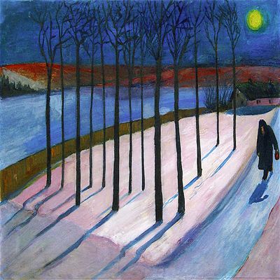 Marianne von Werefkin : Moonlit : 1910 : Archival Quality Art Print