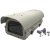 15 Inch Large Size Outdoor Weatherproof Heavy Duty Aluminum CCTV Housing Security Surveillance Camera Housing Camera Mount Enclosure with Clear Glass Window Double Lock view 1