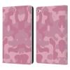 Head Case Designs Pink Soft Camouflage Leather Wallet Case Compatible with Apple iPad Air 2 (2014) view 1