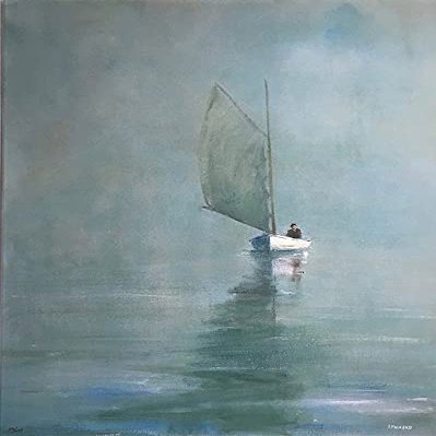 Anne Packard : Lone Sail : 1933 : Archival Quality Art Print