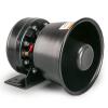 BooYu 200 Watt High-Performance PA Siren Horn Speaker [Black Steel] [8 Ohms] [125-135 dB] [IP66 Waterproof] [Compatible with 100-200 Watt Siren] for Police Car, Ambulance, Fire, Engineer Vehicles view 1
