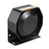 BooYu 200W Compact High-Performance PA Siren Horn Speaker [Ultra Slim] [8 Ohms] [125-135 dB] [IP66 Waterproof] [Capable with Any 100-200 Watt Siren] for Police Car, Ambulance, Fire, Engineer Vehicles view 1