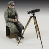 XINGCHANG 1/35 Resin Model Figure GK Soldier Telescope Observer Officer of World War II Military Theme Uncoated No Colour view 1