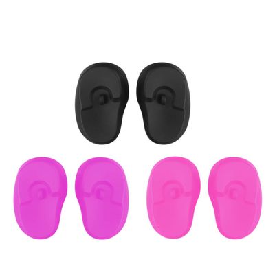 3 Pairs Silicone Earmuff Ear Cover Ear Shield Salon Ear Protection
