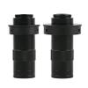 Microscope Accessories 100X Upgrade 130X Adjustable Zoom C Mount Lens Monoshock Industrial Video Microscope HDMI USB VGA Camera Lens for Soldering PCB(50mm) view 1
