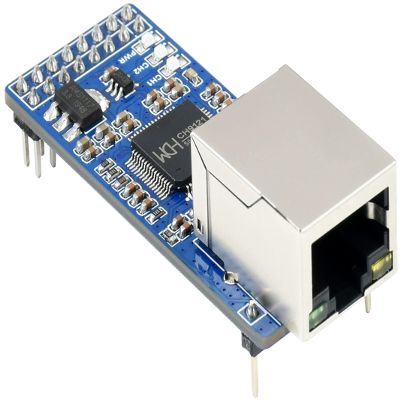 2-Channel UART to Ethernet Converter, Serial Port Transparent Transmission Module UART TTL and RJ45 Ethernet Bi-Directional Transmission, with Control Pin for Raspberry Pi/Arduino/STM32,ect.